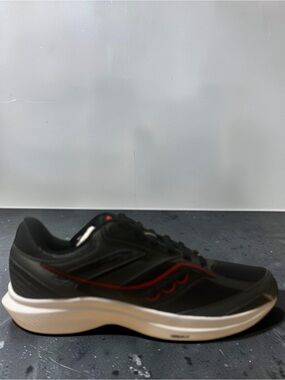 Saucony Black with Red Accent Men's Trainer